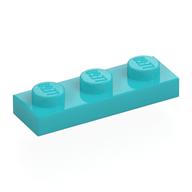 Plate 1 x 3 (Medium Azure)
