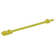 Bar 1 x 12 with 1 x 2 Plate End with Hollow Studs and 1 x 1 Round Plate End (Trans-Yellow)