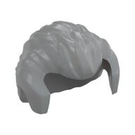 Hair Short Swept Back with Sideburns and Widow's Peak (Light Bluish Gray)