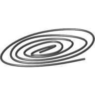 String Cord Thin (0.5mm) 100cm (Black)