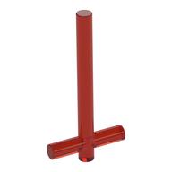 Lightsaber Blade with Cross (Trans-Red)