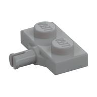 Plate Special 1 x 2 with Wheel Holder, Single Slit (Light Bluish Gray)