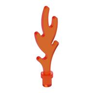Wave / Flame Rounded with Base Rim (Trans-Neon Orange)
