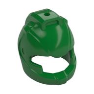 Helmet Space with Air Intakes and Hole on Top (Green)