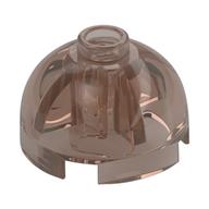 Brick Round 2 x 2 Dome Top, Hollow Stud (Trans-Brown)