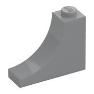Brick Curved 1 x 3 x 2 Inverted [Inside Bow] (Light Bluish Gray)