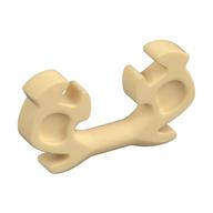 Headwear Accessory Ninja Helmet Horn/Antlers, Elaborate (Tan)