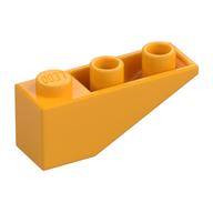 Brick Sloped Inverted 33° 3 x 1 with Internal Stopper and No Front Stud Connection (Bright Light Orange)