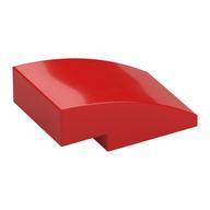 Brick Curved 3 x 2 No Studs (Red)