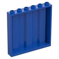 Panel 1 x 6 x 5 [Vertical Corrugated] (Blue)