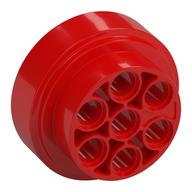Wheel 31 x 15 Technic, 7 Pin Holes (Red)