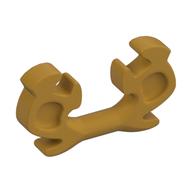 Headwear Accessory Ninja Helmet Horn/Antlers, Elaborate (Pearl Gold)