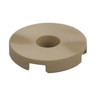 Tile Special Round 2 x 2 with Hole (Dark Tan)