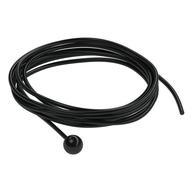 String Cord with End Towball, 50.3cm / 63L (Black)