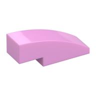 Brick Curved 3 x 1 No Studs (Bright Pink)