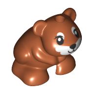 Animal, Hamster, Black Eyes, Whiskers, Black Nose, White Face (Dark Orange)