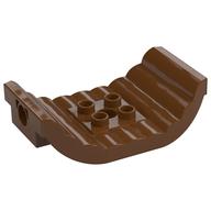 Duplo Hanging Log Bridge w/ Rotations Snap (Reddish Brown)