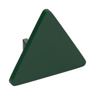 Road Sign Clip-on 2.2 x 2.667 Triangular (Dark Green)