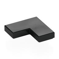 Tile 2 x 2 Corner (Black)