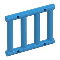 Bar 1 x 4 x 3 [End Tabs] (Dark Azure)