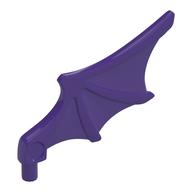 Animal Body Part, Bat Wing with Shaft [Chima Bat Wing] (Dark Purple)