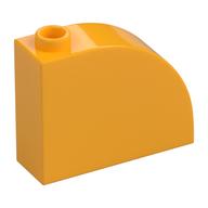 Brick Curved 1 x 3 x 2 (Bright Light Orange)