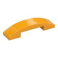 Brick Curved 4 x 1 Double, No Studs (Bright Light Orange)