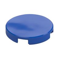 Tile Round 2 x 2 with Bottom Stud Holder (Blue)