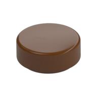 Tile Round 1 x 1 (Reddish Brown)
