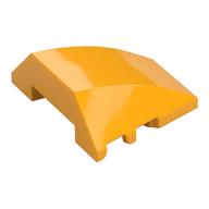 Brick Wedged, Curved 4 x 3 No Studs [Plain] (Bright Light Orange)