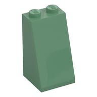 Brick Sloped 75° 2 x 2 x 3 [Solid Studs] (Sand Green)