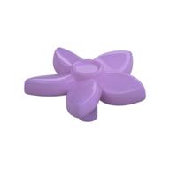 Plant, Flower with 5 Pointed Petals and Pin (Medium Lavender)