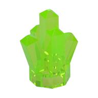 Rock 1 x 1 Crystal 5 Point (Trans-Bright Green)