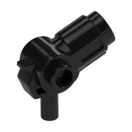 Weapon Gun / Blaster with Hollow Studs on Sides and Inside Axle Holder (Black)