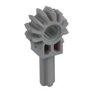 Technic Arm with Gear 8 Tooth and 1.5L Axle (Light Bluish Gray)