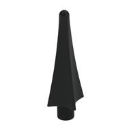 Weapon Spear Tip with Fins (Black)