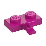 Plate Special 1 x 2 with Clip Horizontal on Side (Magenta)