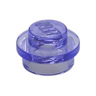 Plate Round 1 x 1 with Solid Stud (Trans-Purple)