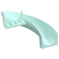 Slide Curved 180° (Light Aqua)