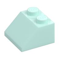 Brick Sloped 45° 2 x 2 (Light Aqua)