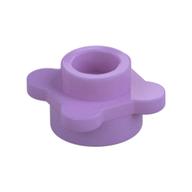 Plant, Flower, Plate Round 1 x 1 with 4 Petals (Medium Lavender)