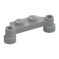 Plate Special 1 x 4 Offset with Bar Holes (Light Bluish Gray)