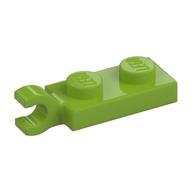 Plate Special 1 x 2 with Clip Horizontal on End (Lime)