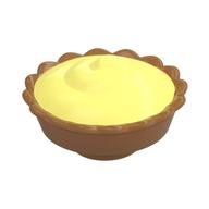 Food Pie with Light Yellow Cream Filling Pattern (Medium Nougat)