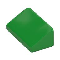 Brick Sloped 30° 1 x 2 x 2/3 (Bright Green)