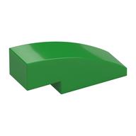 Brick Curved 3 x 1 No Studs (Bright Green)