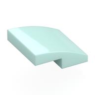 Brick Curved 2 x 2 x 2/3 (Light Aqua)