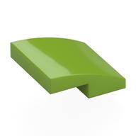 Brick Curved 2 x 2 x 2/3 (Lime)