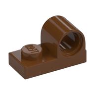 Plate Special 1 x 2 with Pin Hole on Top (Reddish Brown)
