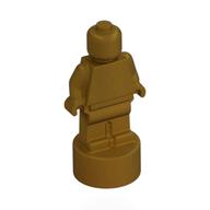 Minifig Trophy Statuette (Pearl Gold)